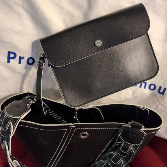 Proenza Schouler Whipstitch Medium Hex Bucket Bag - Picture 6 of 9